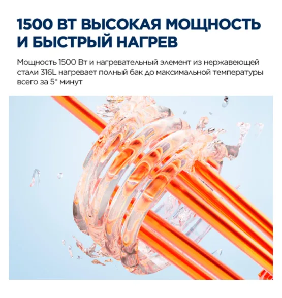 Водонагреватель накопительный Midea MWH05-15SMU, 5 л — фото 4