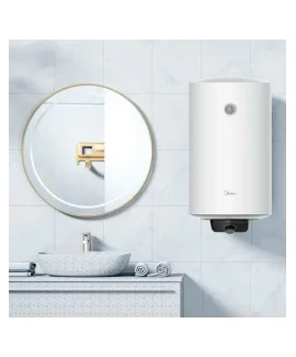 Водонагреватель накопительный Midea MWH-8015-CEM, 80 л — бак: эмаль, механическое управление