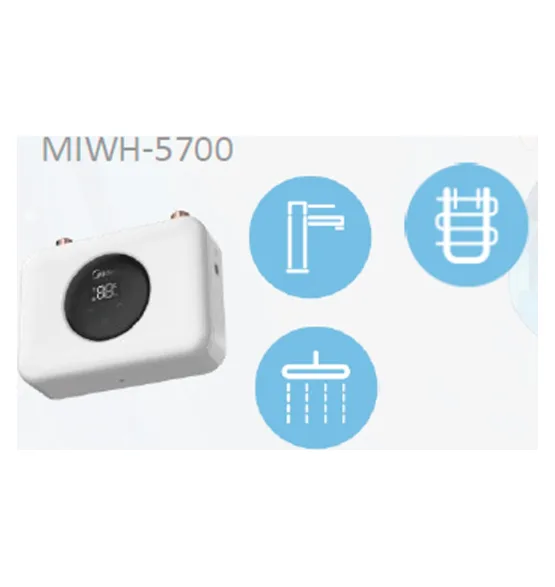 Водонагреватель проточный Midea MIWH-5700 — электронное управление