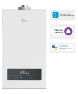 Газовый котёл Midea MGB-24-2F NEMAN двухконтурный, 24 кВт — электронное управление