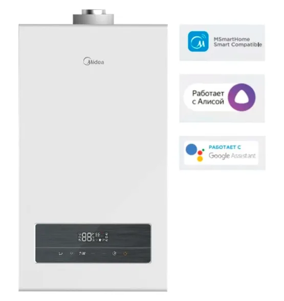 Газовый котёл Midea MGB-18-2F NEMAN двухконтурный, 18 кВт — электронное управление