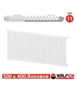 Радиатор стальной панельный Valfex C11 500×400, боковое подключение — фото 2
