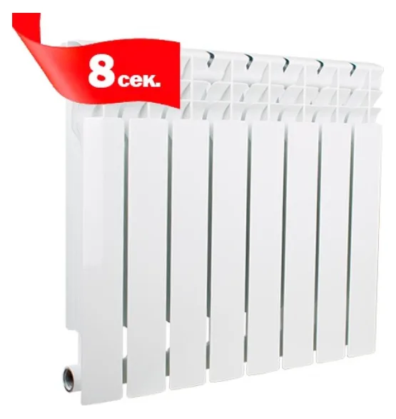 Радиатор алюминиевый Oasis ECO 500/80, 8 секций
