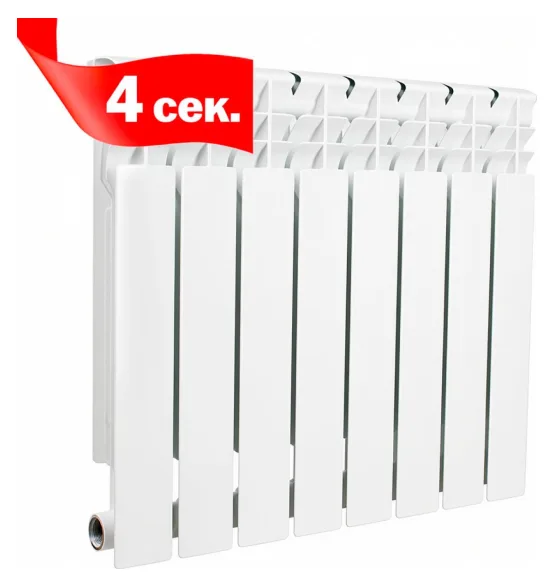 Радиатор алюминиевый Comfort Factor ECO 500/100, 4 секции