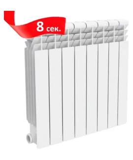 Радиатор алюминиевый Valfex ECO 500/100, 8 секций