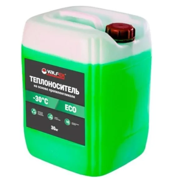 Теплоноситель Valfex ECO −30 °C, пропиленгликоль, 30 кг