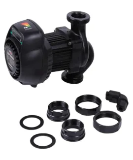 Циркуляционный энергоэффективный насос VALFEX ALPHA 32-80 180 мм (с гайками) — корпус: чугун, монтажная длина 180 мм