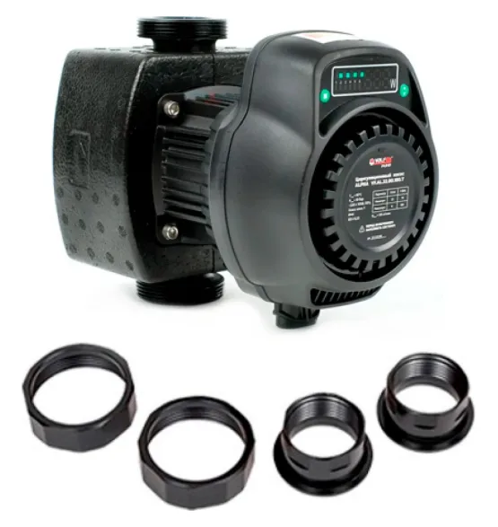 Циркуляционный энергоэффективный насос VALFEX ALPHA 25-80 180 мм (с гайками и теплоизоляцией)