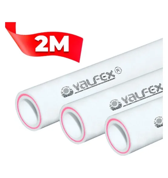 Полипропиленовая труба Valfex 32×4,4 мм PN20, армированная стекловолокном, штанга 2 м, белая