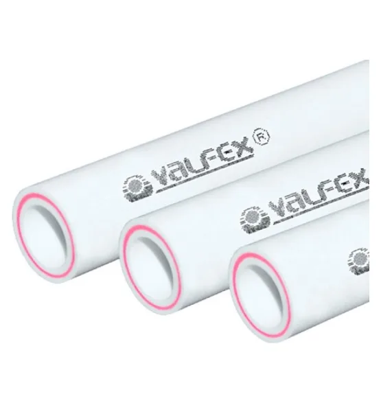 Полипропиленовая труба Valfex 20×2,8 мм PN20, армированная стекловолокном, белая
