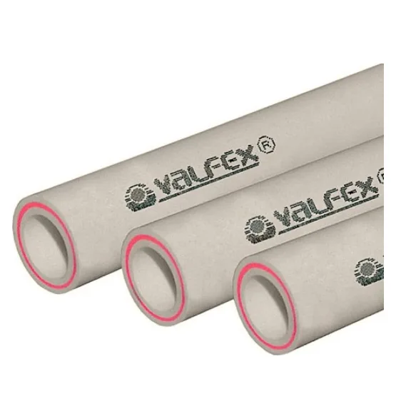 Полипропиленовая труба Valfex 63×8,6 мм PN20, армированная стекловолокном, серая