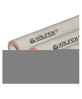 Труба полипропиленовая Valfex 63 × 8,6 мм PN20, армированная стекловолокном, серая