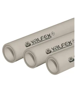 Полипропиленовая труба Valfex 50×8,3 мм PN25, армированная алюминием, серая