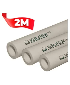 Труба полипропиленовая Valfex 25 × 4,2 мм PN20, штанга 2 м, серая