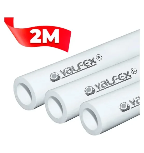 Полипропиленовая труба Valfex 25×4,2 мм PN20, штанга 2 м, белая