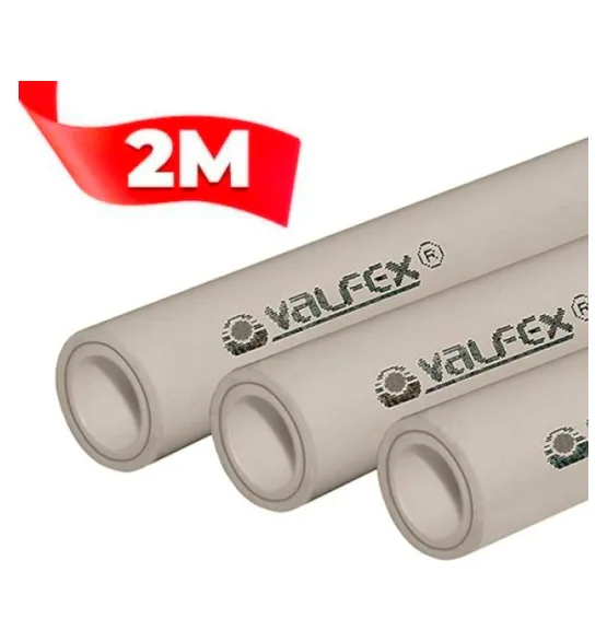 Полипропиленовая труба Valfex 32×5,4 мм PN25, армированная алюминием, штанга 2 м, серая