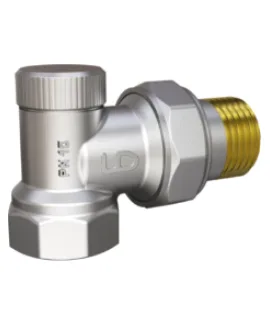 Кран радиаторный регулировочный угловой 1/2