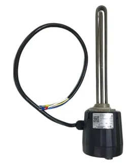 ТЭН RTPr3 (нерж) с терморегулятором 3кВт RISPA PROFI 220/380В для бойлера косвенного нагрева 1 1/2
