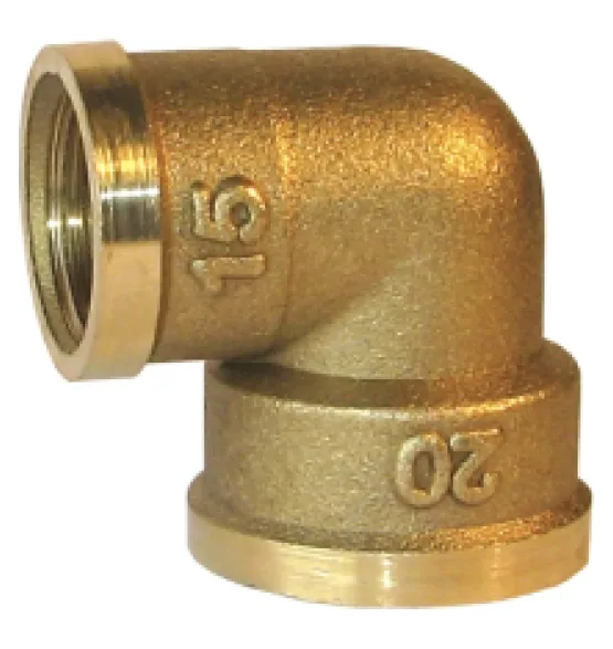 Угол латунный LEXLINE 3/4″ × 1/2″, ВН/ВН