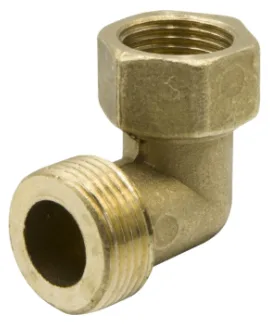 Угол латунный LEXLINE 3/4″ × 1/2″, НР/ВН