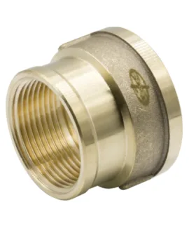 Переходник латунный LEXLINE 1 1/2″ × 1 1/4″, ВН/ВН