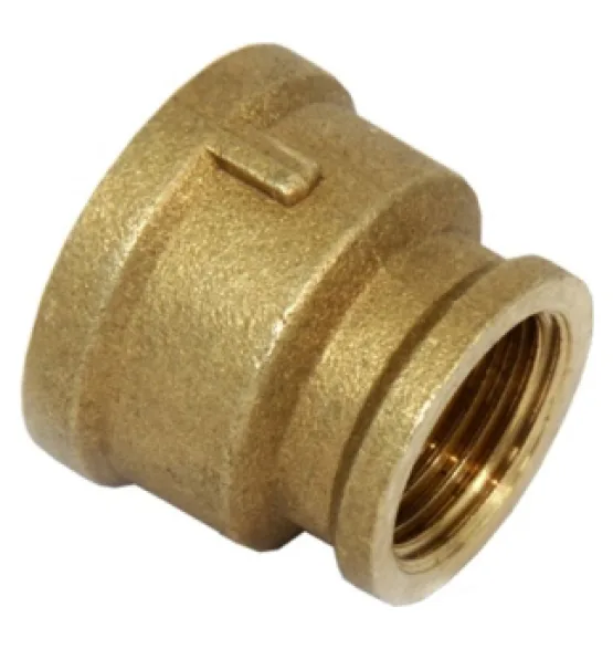 Переходник латунный LEXLINE 1/2″ × 3/8″, ВН/ВН