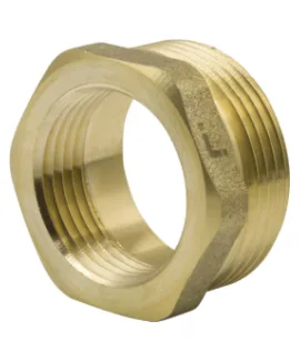 Футорка латунная LEXLINE 1 1/4″ × 1″, НР/ВН