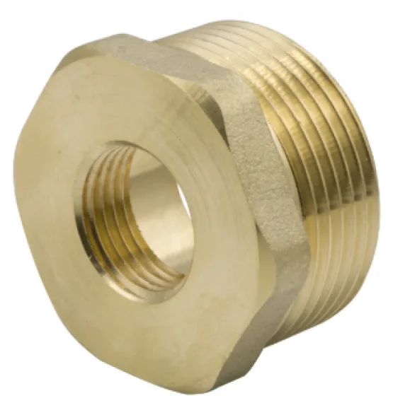 Футорка латунная LEXLINE 1 1/4″ × 1/2″, НР/ВН