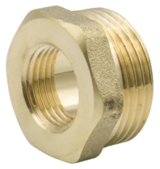 Футорка латунная LEXLINE 1″ × 1/2″, НР/ВН