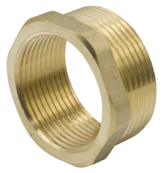Футорка латунная LEXLINE 2″ × 1 1/2″, НР/ВН
