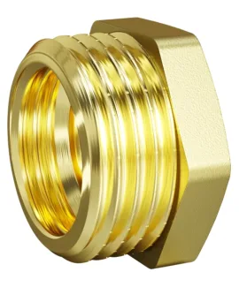Футорка латунная LD Pride 3/4″ × 1/2″, НР
