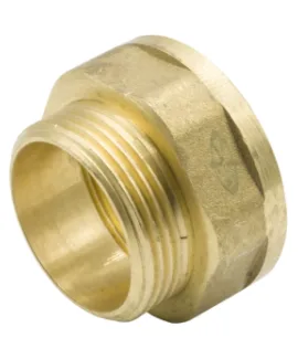 Переходник латунный LEXLINE 1 1/2″ × 1 1/4″, ВН/НР