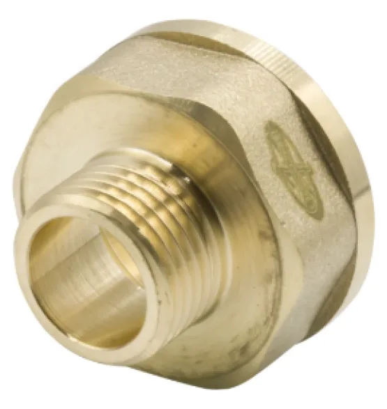 Переходник латунный LEXLINE 1″ × 1/2″, ВН/НР