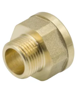 Переходник латунный LEXLINE 1/2″ × 3/8″, ВН/НР