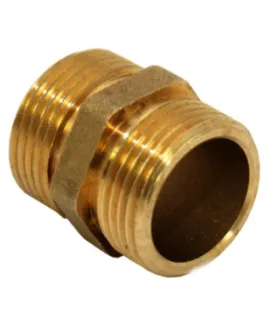 Ниппель латунный LEXLINE 1 1/2″, НР/НР