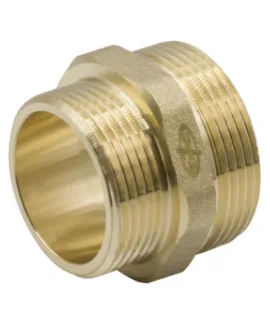 Переходник латунный LEXLINE 1 1/2″ × 1 1/4″, НР/НР
