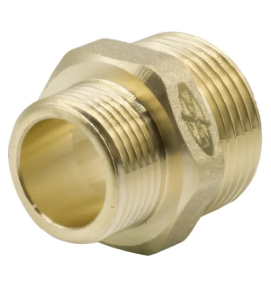 Переходник латунный LEXLINE 1/2″ × 3/8″, НР/НР