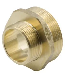 Переходник латунный LEXLINE 2″ × 1 1/4″, НР/НР