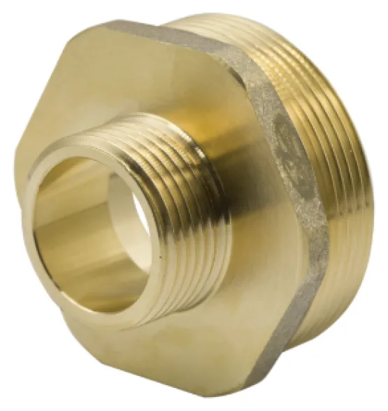 Переходник латунный LEXLINE 2″ × 1″, НР/НР