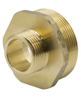 Переходник латунный LEXLINE 2″ × 1″, НР/НР
