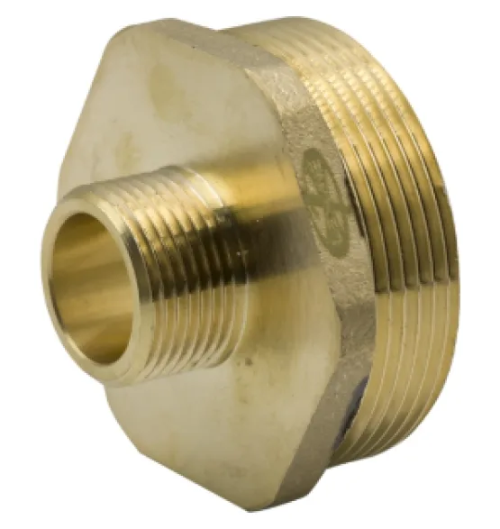 Переходник латунный LEXLINE 2″ × 3/4″, НР/НР