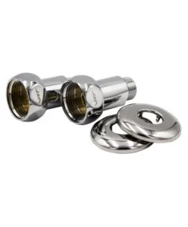 Соединение для полотенцесушителя VRT 1″ × 1/2″, ВН/НР, прямое, с отражателем, пара