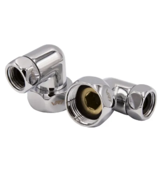 Соединение для полотенцесушителя VRT 1″ × 1/2″, ВН/ВН, угловое, пара