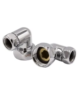 Соединение для полотенцесушителя VRT 1″ × 1/2″, ВН/ВН, угловое, пара