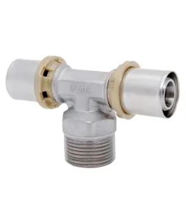 Пресс-фитинг тройник ICMA 20*1/2″*20 с наружной резьбой