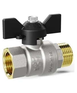 Кран шаровой 1/2″ вн/нар бабочка LD 15.B-Н.Б LD Pridе
