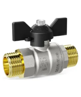Кран шаровой 3/4″ нар/нар LD 20.Н-Н.Б бабочка LD Pridе
