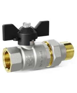 Кран шаровой с американкой 1 1/4″ вн/нар бабочка LD 32.B-ГШ.Б LD Pridе