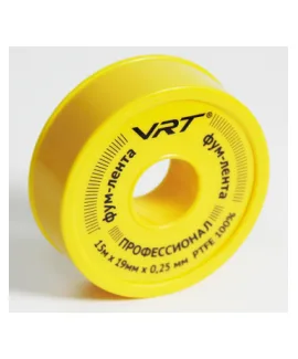 Лента Фум VRT® для газа (19мм*0,25мм*15м)