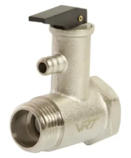 Клапан предохранительный для бойлера с ручкой 1/2″ вн/нар 8,5 бар VRT®